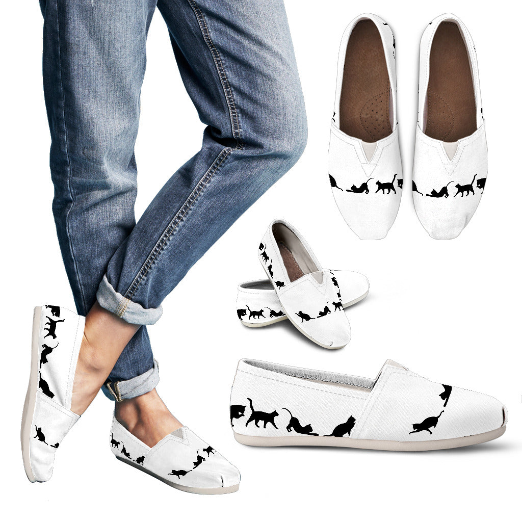 Black & White Cat Women's Casual Shoes - - buy epic deals