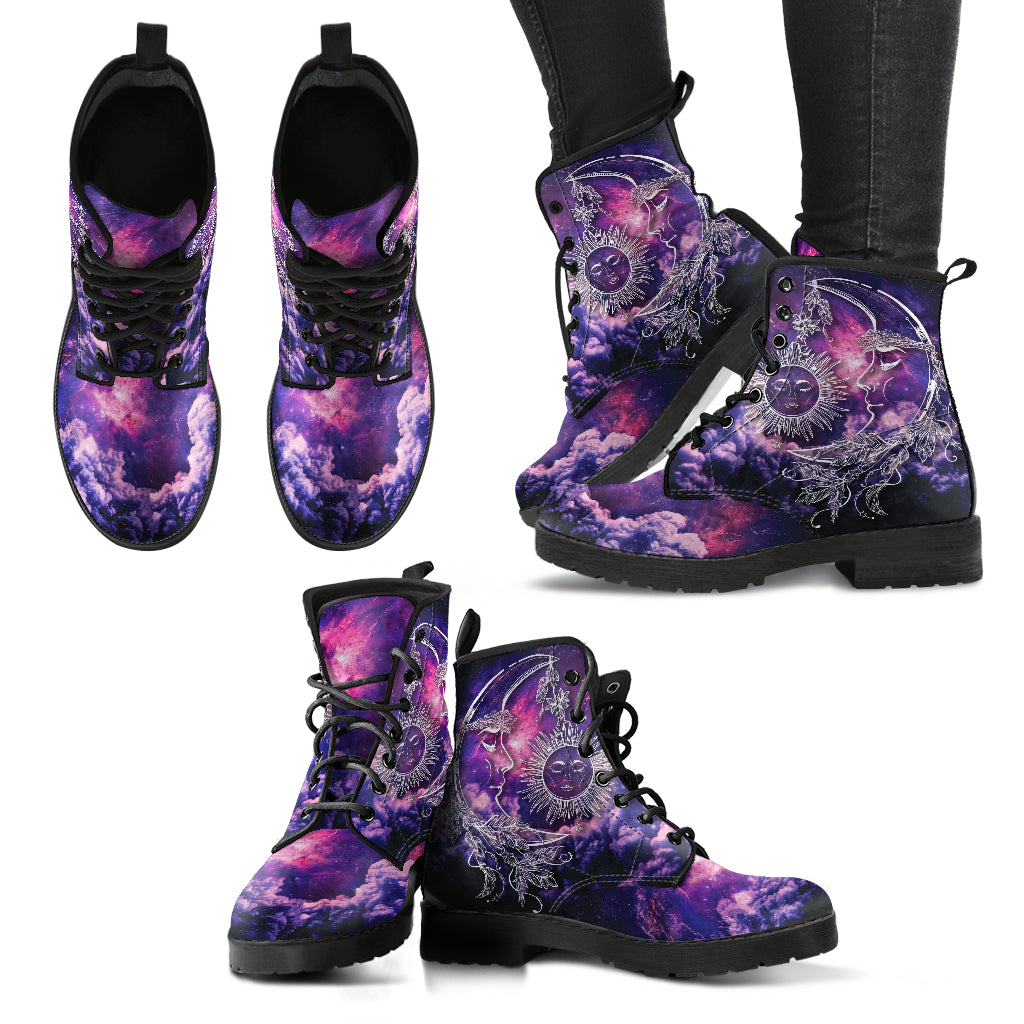 Galaxy Sun Moon 4 Handcrafted Boots - - buy epic deals