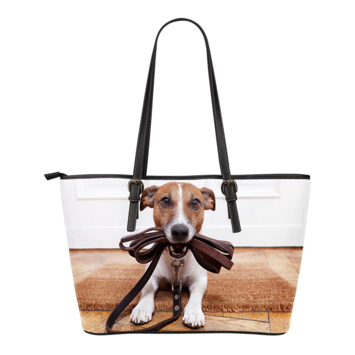 Jack Russell Dog Lovers Small Leather Tote - - buy epic deals