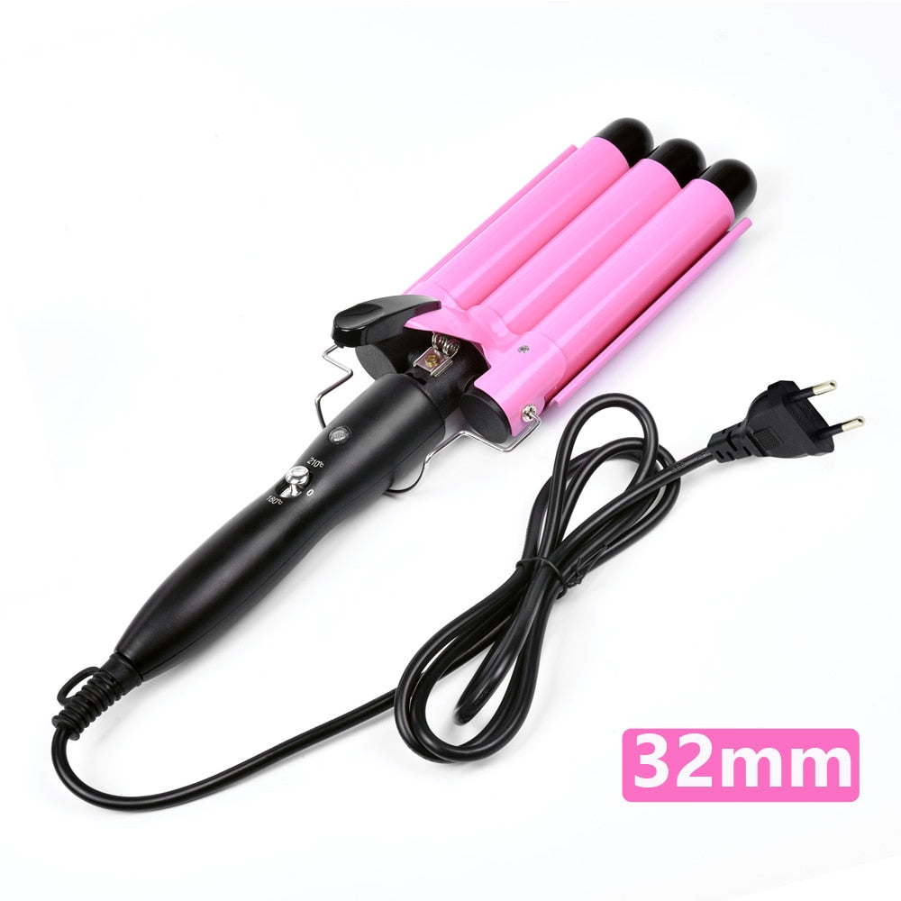 3 Element Hair Curler EU Plug
