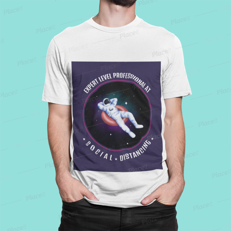 Expert Level At Social Distancing Short-Sleeve Unisex T-Shirt - - buy epic deals