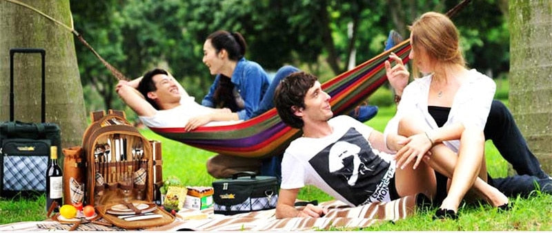 Picnic Backpack with Cutlery for 4 and Wine Bottle holder comes with Picnic Blanket - Accessories - buy epic deals