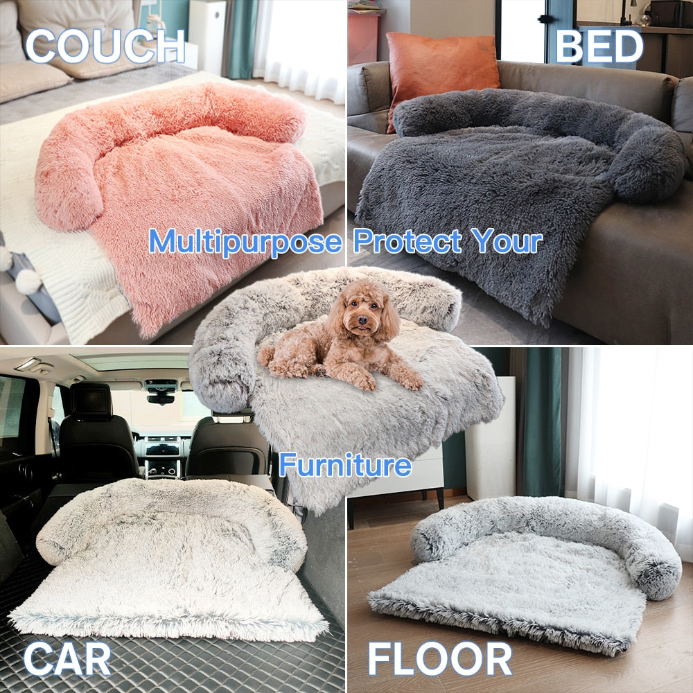 Dog Bed for Large Breeds: Waterproof Foam Sofa with Removable Washable Cover