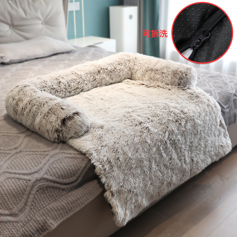 Dog Bed for Large Breeds: Waterproof Foam Sofa with Removable Washable Cover