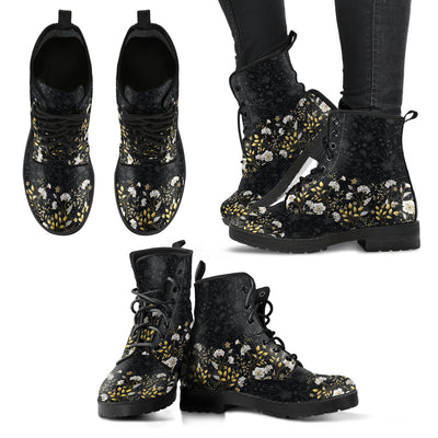Floral Pattern 2 Handcrafted Boots -  - buy epic deals