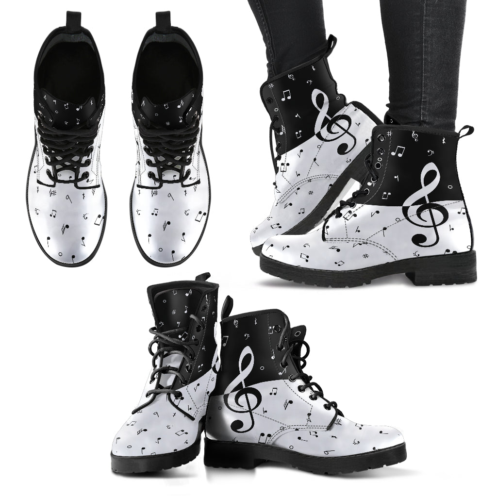 Music Note Handcrafted Boots -  - buy epic deals