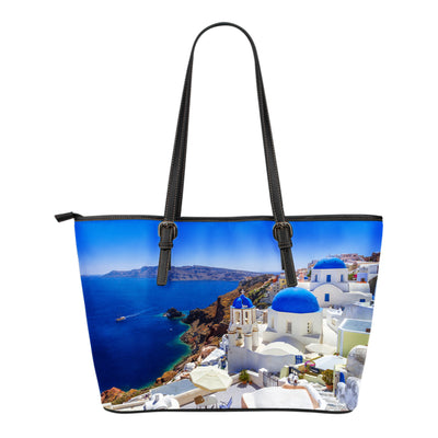 Greece Small Leather Tote -  - buy epic deals