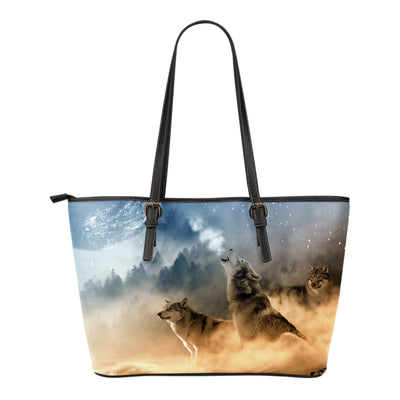 Wolf Small Leather Tote -  - buy epic deals