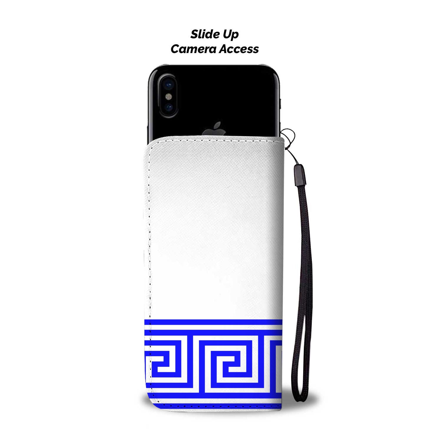Greek Blue Waves Wallet Phone Case - Wallet Case - buy epic deals
