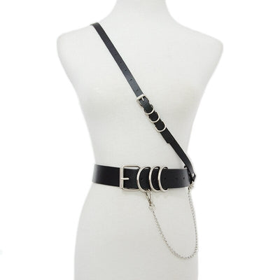 Bandolier Belt With Silver Chain -  - buy epic deals