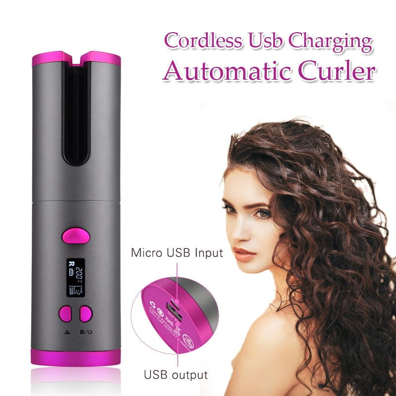 Epic USB Cordless Portable Hair Curler