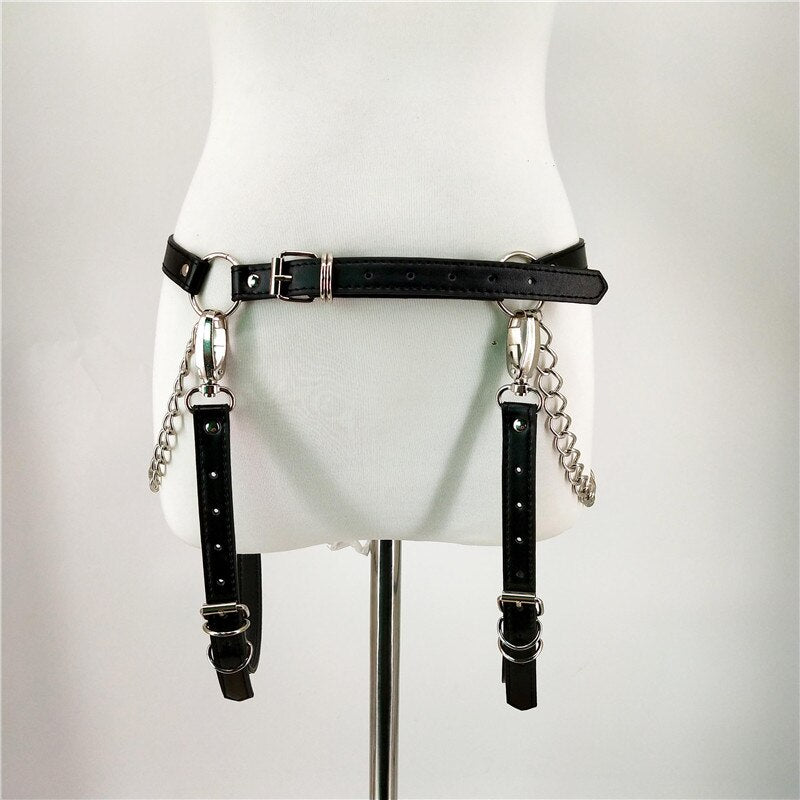 Adjustable Leather Harness Belt. -  - buy epic deals