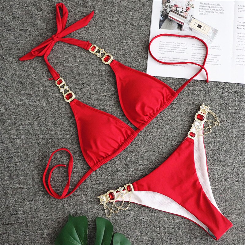 Epic Bikini Sets Decorated with Gems 💎 and Chains