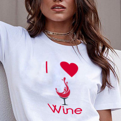 For Wine 🍷Lovers - Womens T-Shirt - buy epic deals