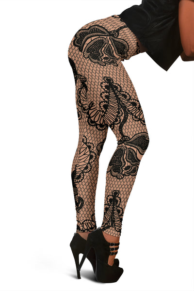 Black Lace Leggings -  - buy epic deals