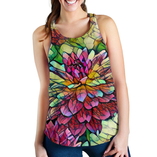 Bright Flower Racerback Tank -  - buy epic deals