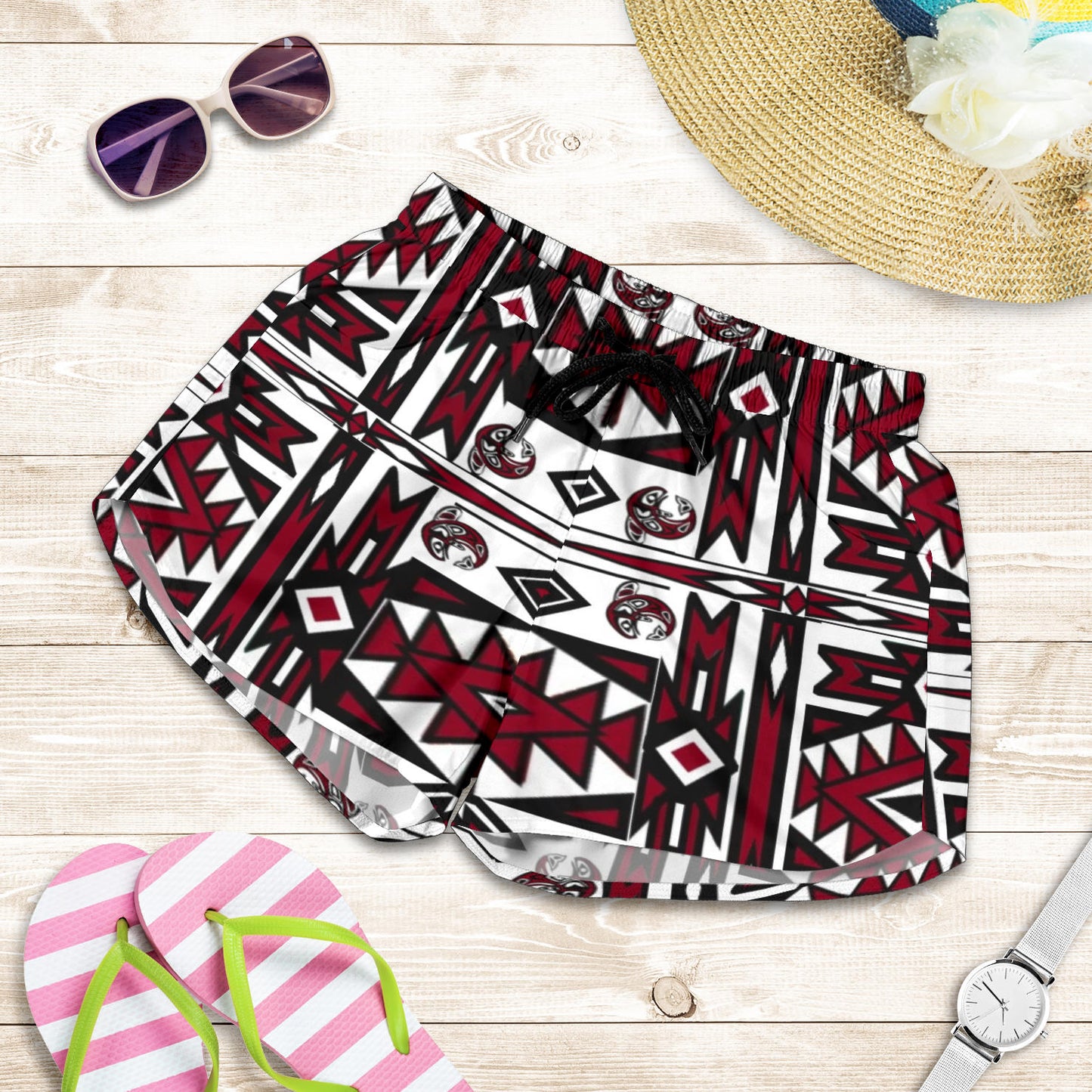 Native Women Shorts Red -  - buy epic deals