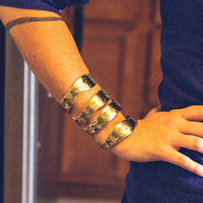 Four Row Cuff - Bracelets - buy epic deals