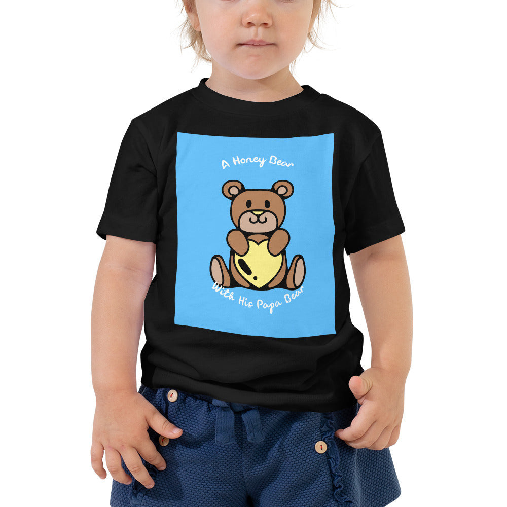 A Honey Bear with His Papa Bear Toddler Short Sleeve Tee -  - buy epic deals