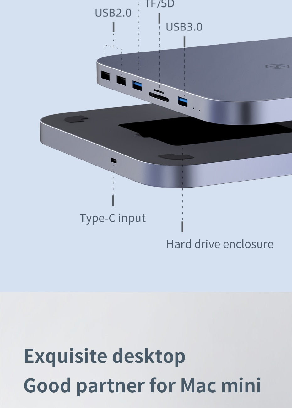 USB-C Hub with SATA Hard Drive Enclosure for Mac Mini or Mac Book Pro - Accessories - buy epic deals