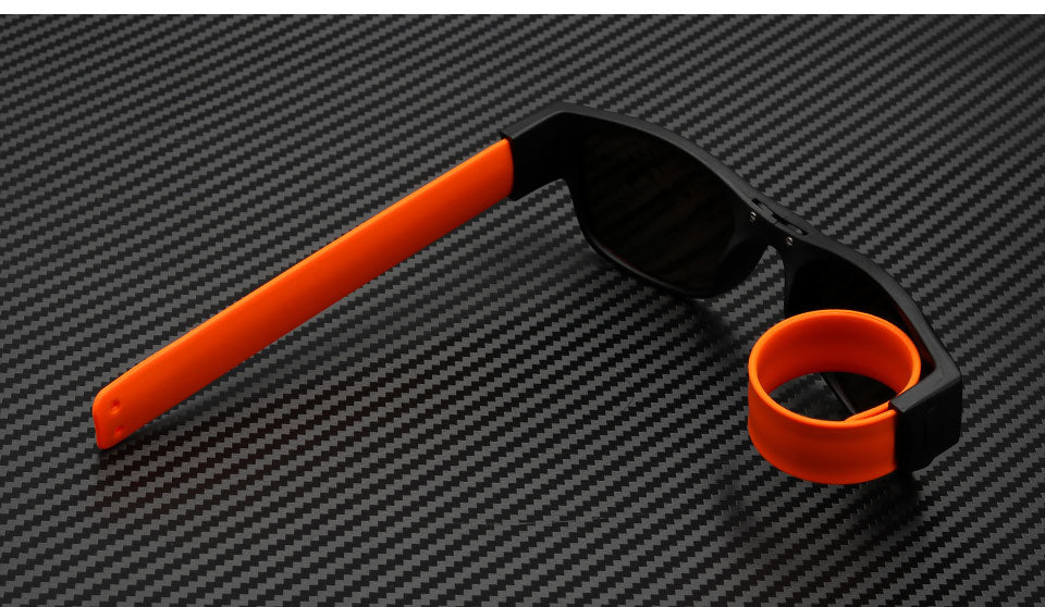Polarized Mirrored Folding Sunglasses Color that snap to your wrist. - Accessories - buy epic deals