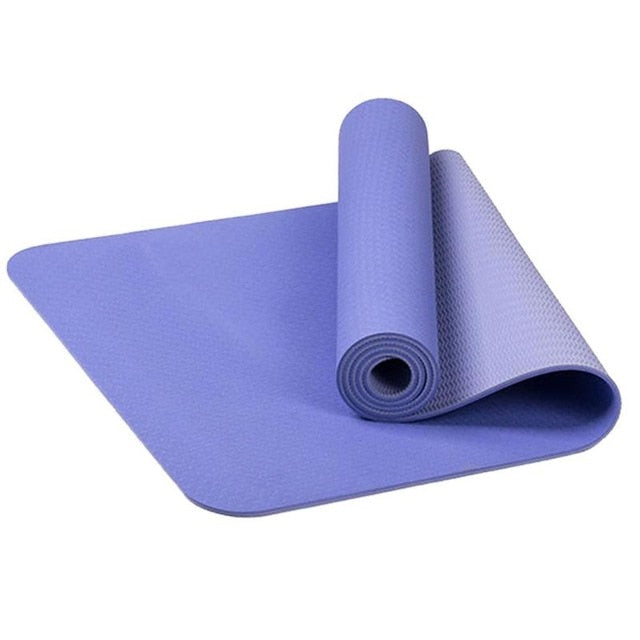 Comfortable Yoga Mat 6mm Thick Non-slip  for Yoga, Pilates, Gym, Exercise, Sport Pads for Fitness Training, Body Building and Workouts - Fitness - buy epic deals