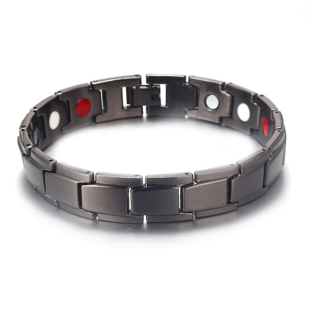 Magnetic Hematite Copper Bracelet for Men -  - buy epic deals