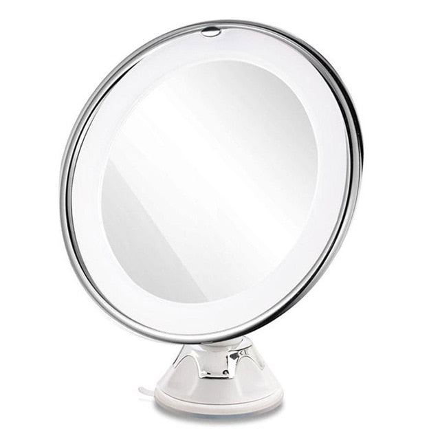 7X Magnifying Makeup Mirror LED Illuminated - 360 ° Rotating Cosmetic Mirror with Suction Cup Locking Base - Mirror - buy epic deals